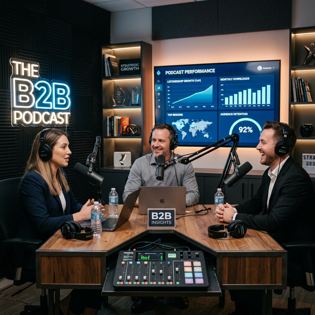 B2B Lead Generation Machine: The Podcast Repurposing Strategy